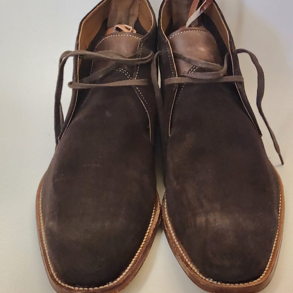 Grenson England Marcus Desert Brown suede chukka boots